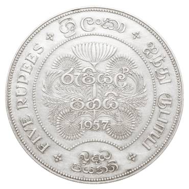 Buddha Jayanthi 5 Rupees coin