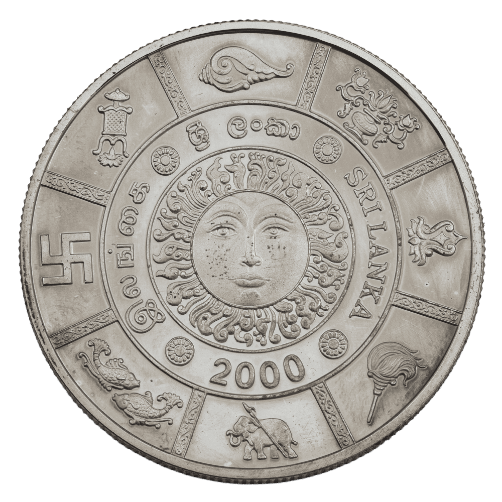 50th Anniversary of CBSL 1000 Rupees coin