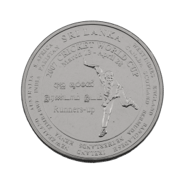 Cricket World Cup Runners-up -2007 1000 Rupees coin