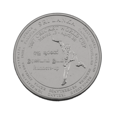 Cricket World Cup Runners-up -2007 1000 Rupees coin