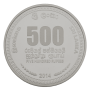 150th Anniversary of Sirimath Anagarika Dharmapala 500 Rupees Silver coin