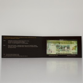 1,000 Rupees Banknote Folder-Card P-130