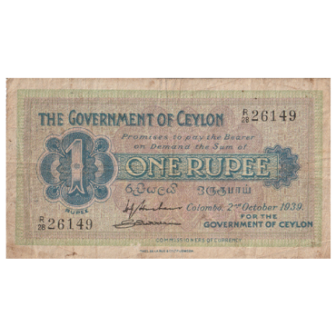 1 rupee 1939