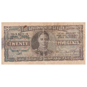 25 cents 1947