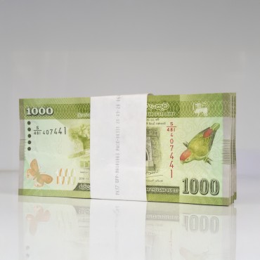 1,000 Rupees Banknote  UNC Bundle P-127