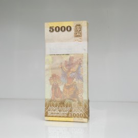 5,000 Rupees Banknote  UNC Bundle P-128